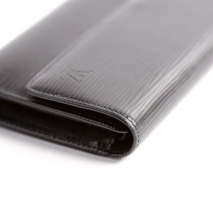 Porte Tresor International Wallet Epi Black