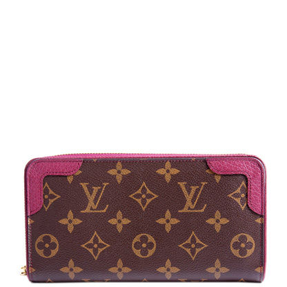 Zippy Wallet Retiro Monogram Plum