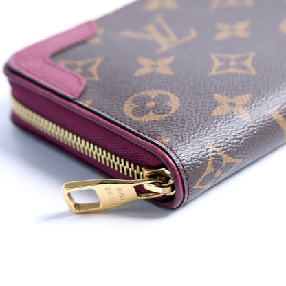 Zippy Wallet Retiro Monogram Plum