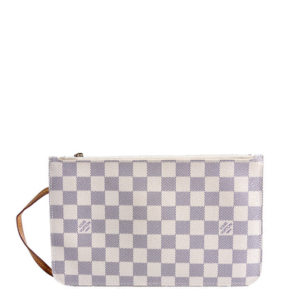 Pochette Only Damier Azur Neverfull Beige