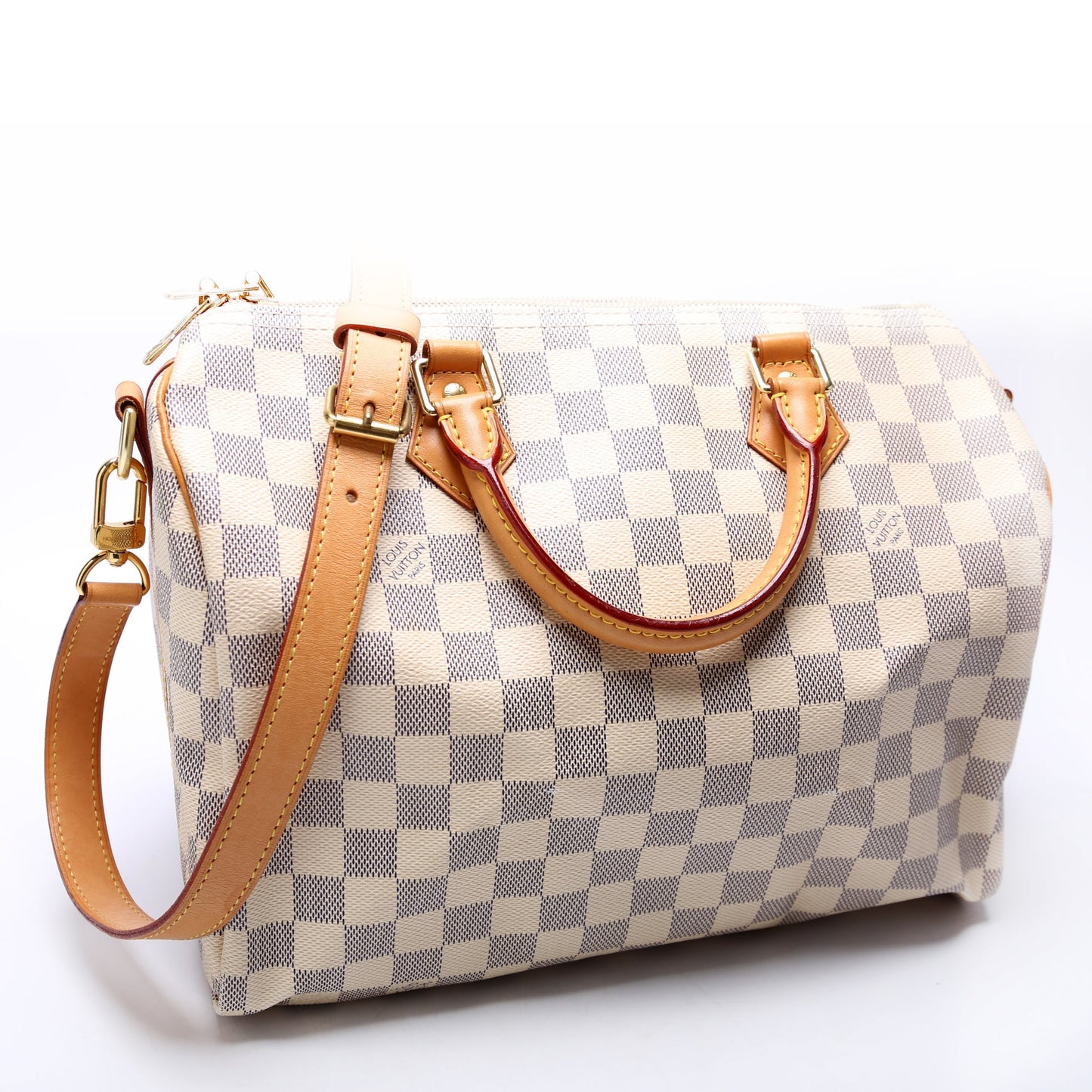 Speedy 30 Bandouliere Damier Azur