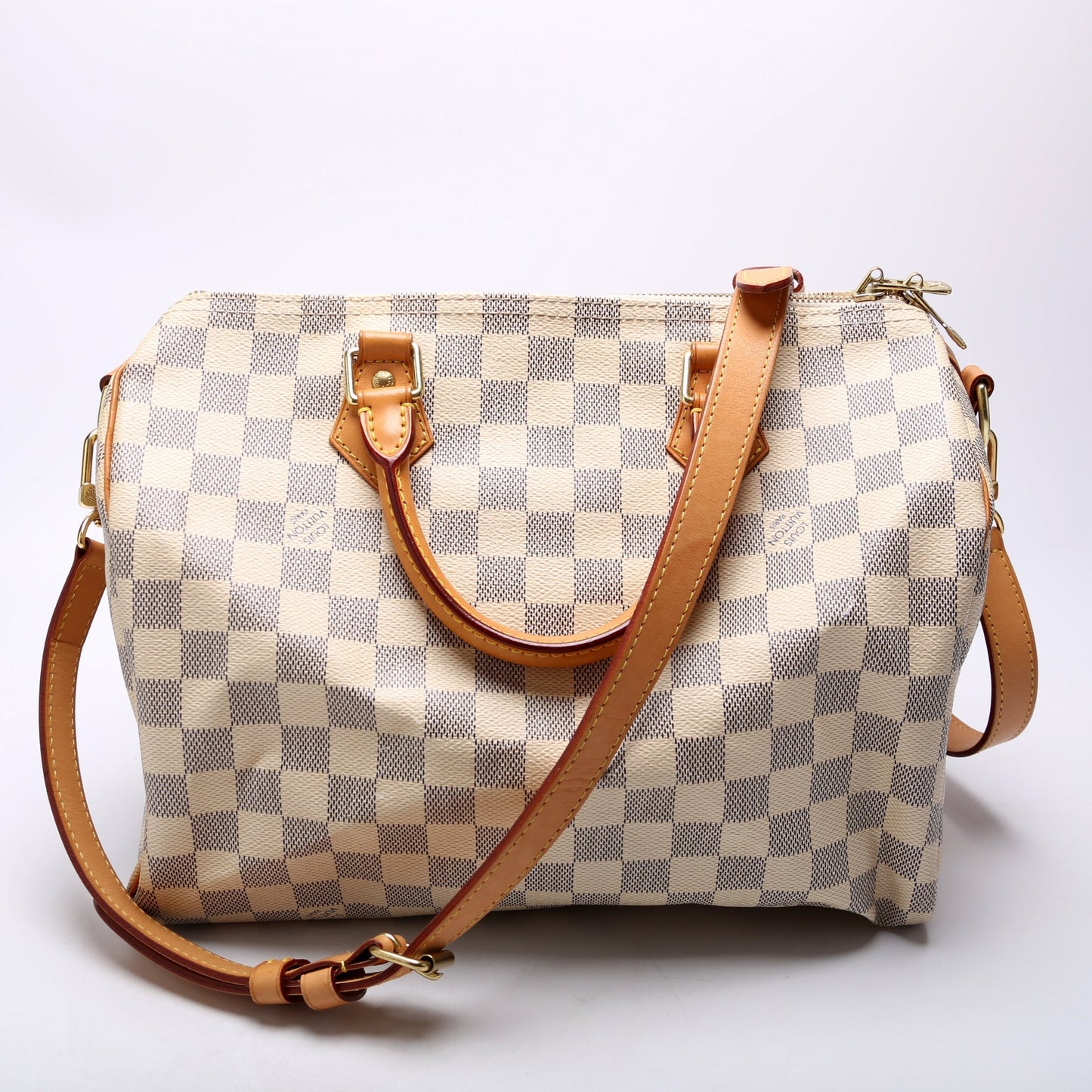 Speedy 30 Bandouliere Damier Azur