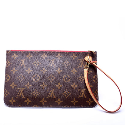 Pochette Only Monogram Neverfull Red