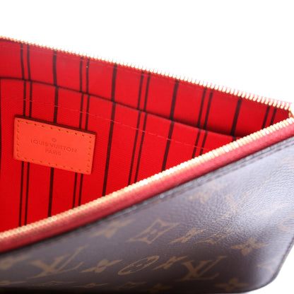 Pochette Only Monogram Neverfull Red