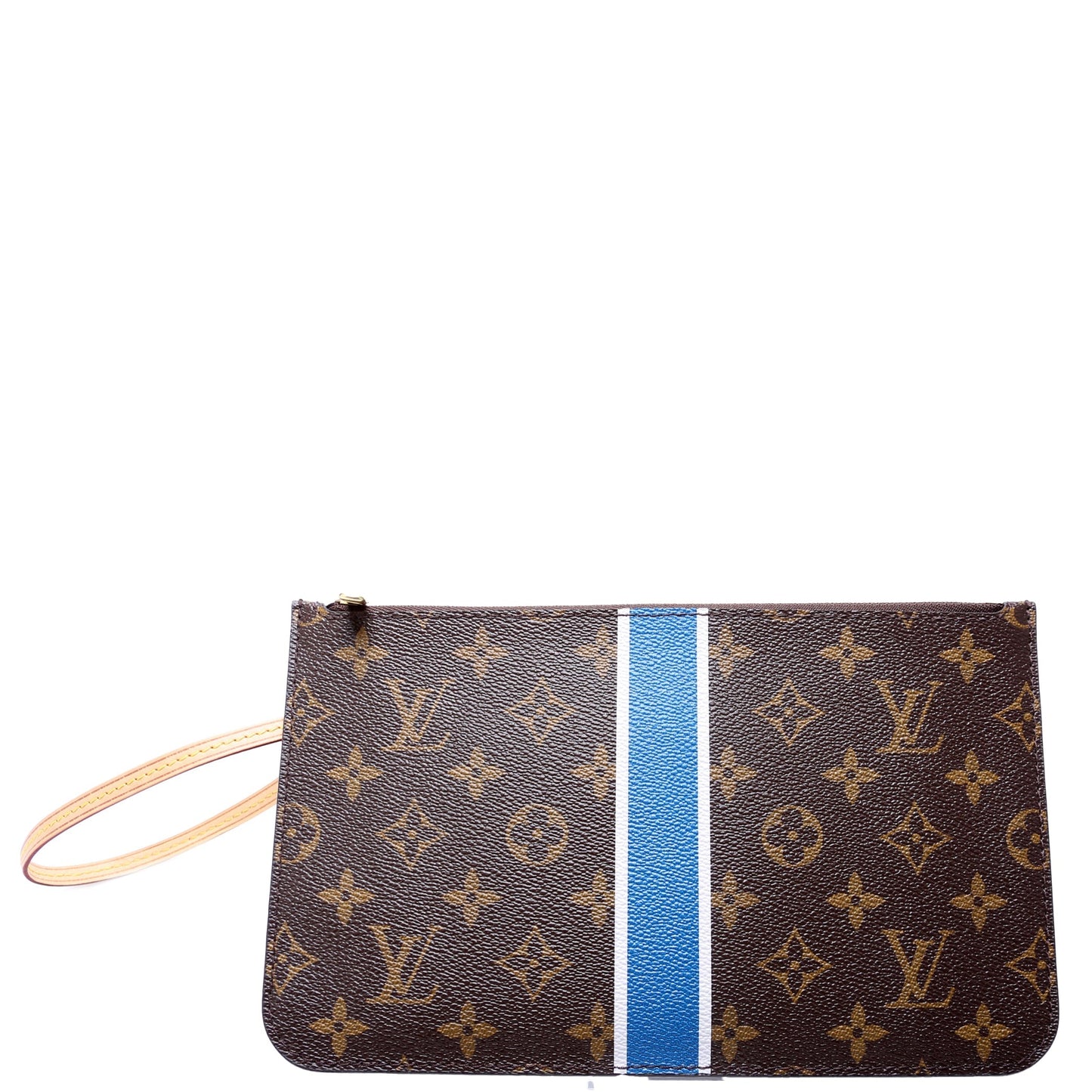 Pochette Only Monogram Neverfull My Heritage Stripe Blue