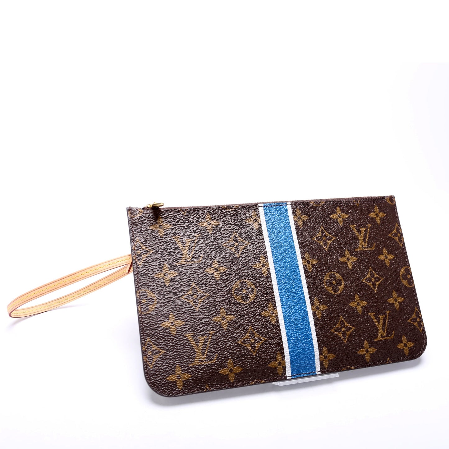 Pochette Only Monogram Neverfull My Heritage Stripe Blue