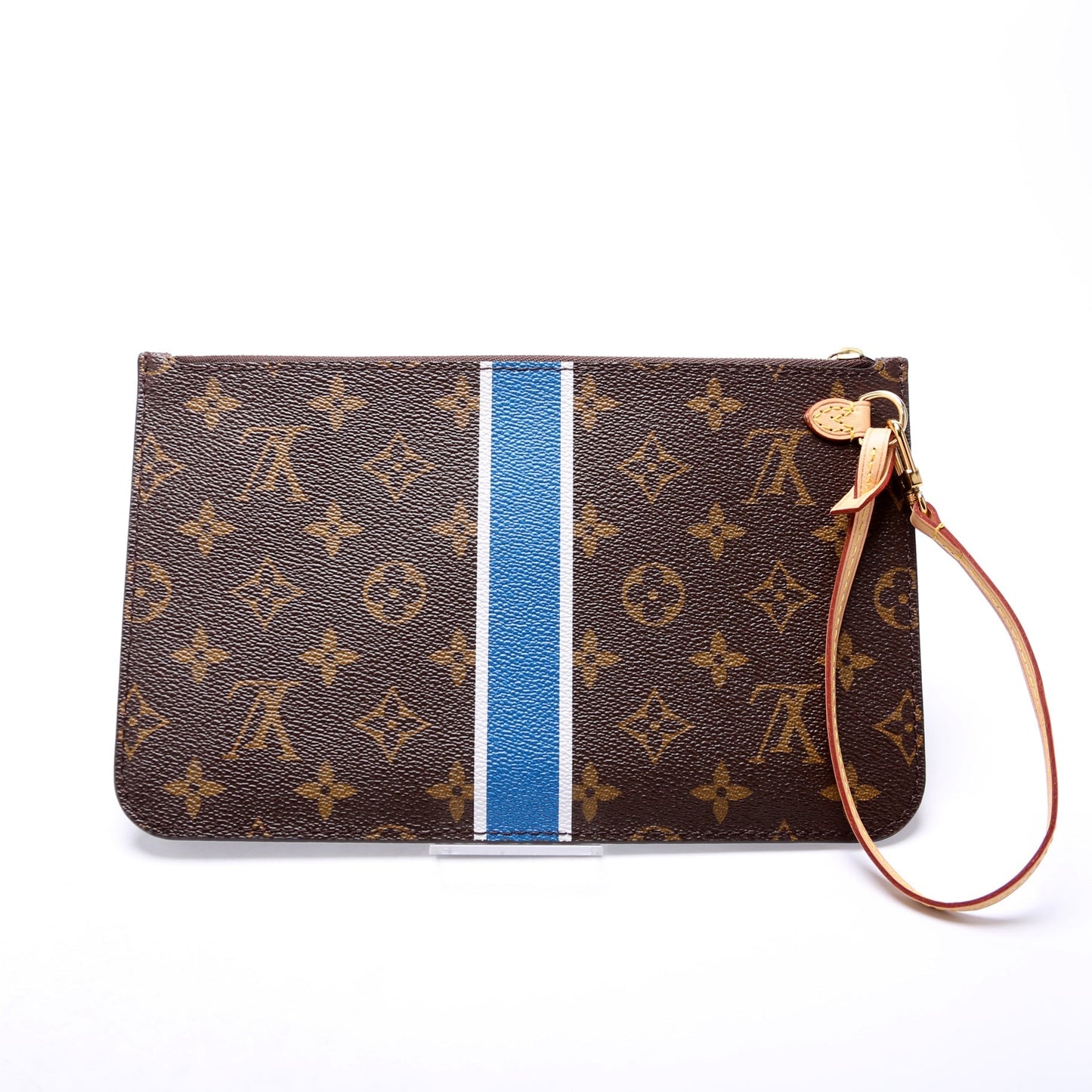 Pochette Only Monogram Neverfull My Heritage Stripe Blue