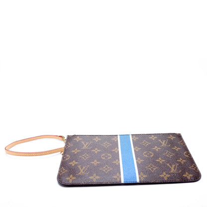 Pochette Only Monogram Neverfull My Heritage Stripe Blue