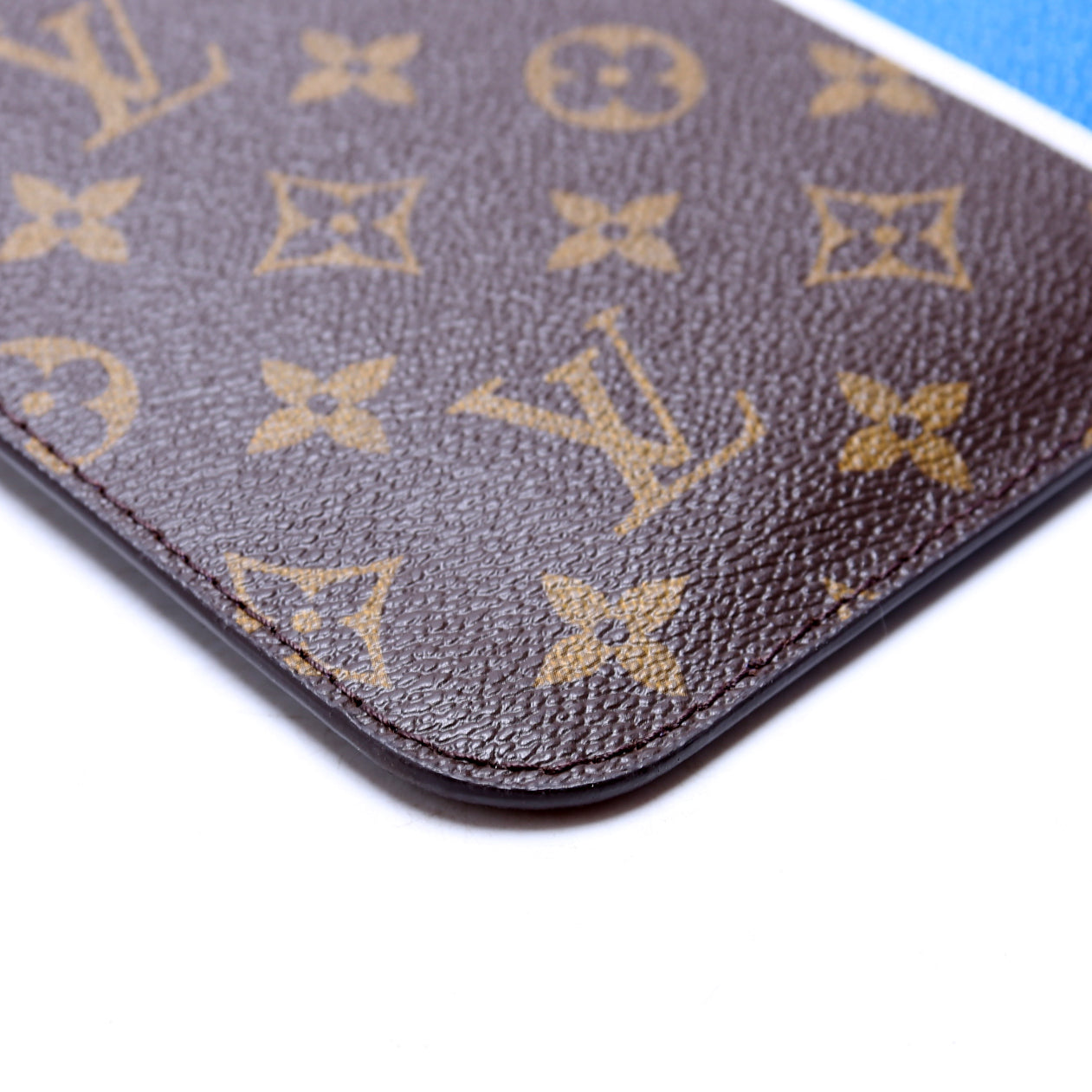 Pochette Only Monogram Neverfull My Heritage Stripe Blue