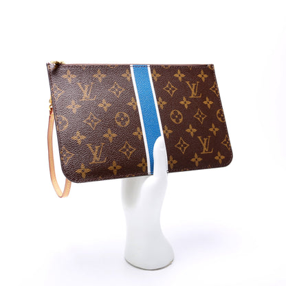 Pochette Only Monogram Neverfull My Heritage Stripe Blue