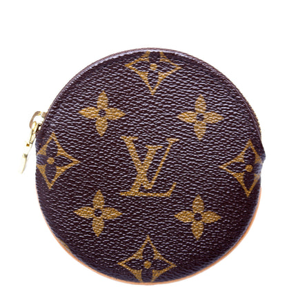 Round Coin Purse Monogram