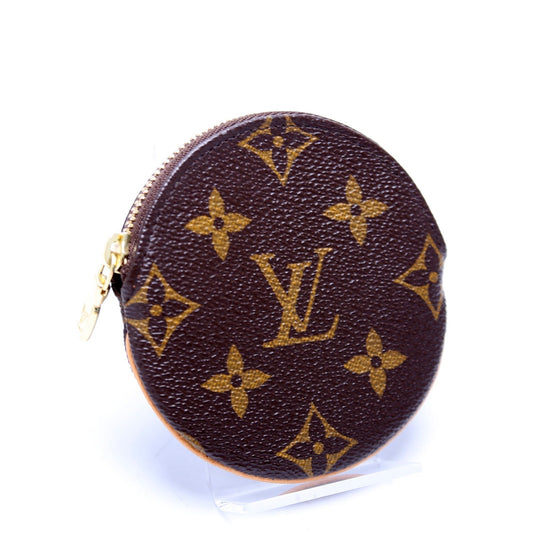 Round Coin Purse Monogram