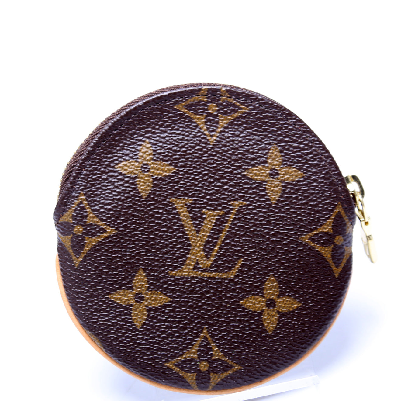 Round Coin Purse Monogram