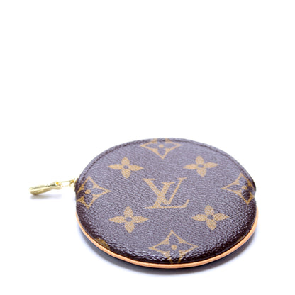 Round Coin Purse Monogram