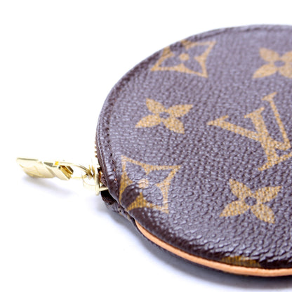 Round Coin Purse Monogram