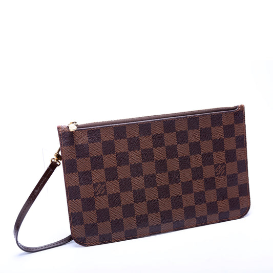 Pochette Only Neverfull Damier Ebene Red