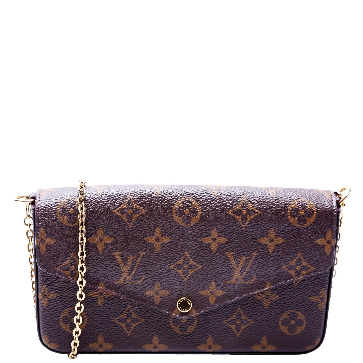 Pochette Felicie Monogram Berry