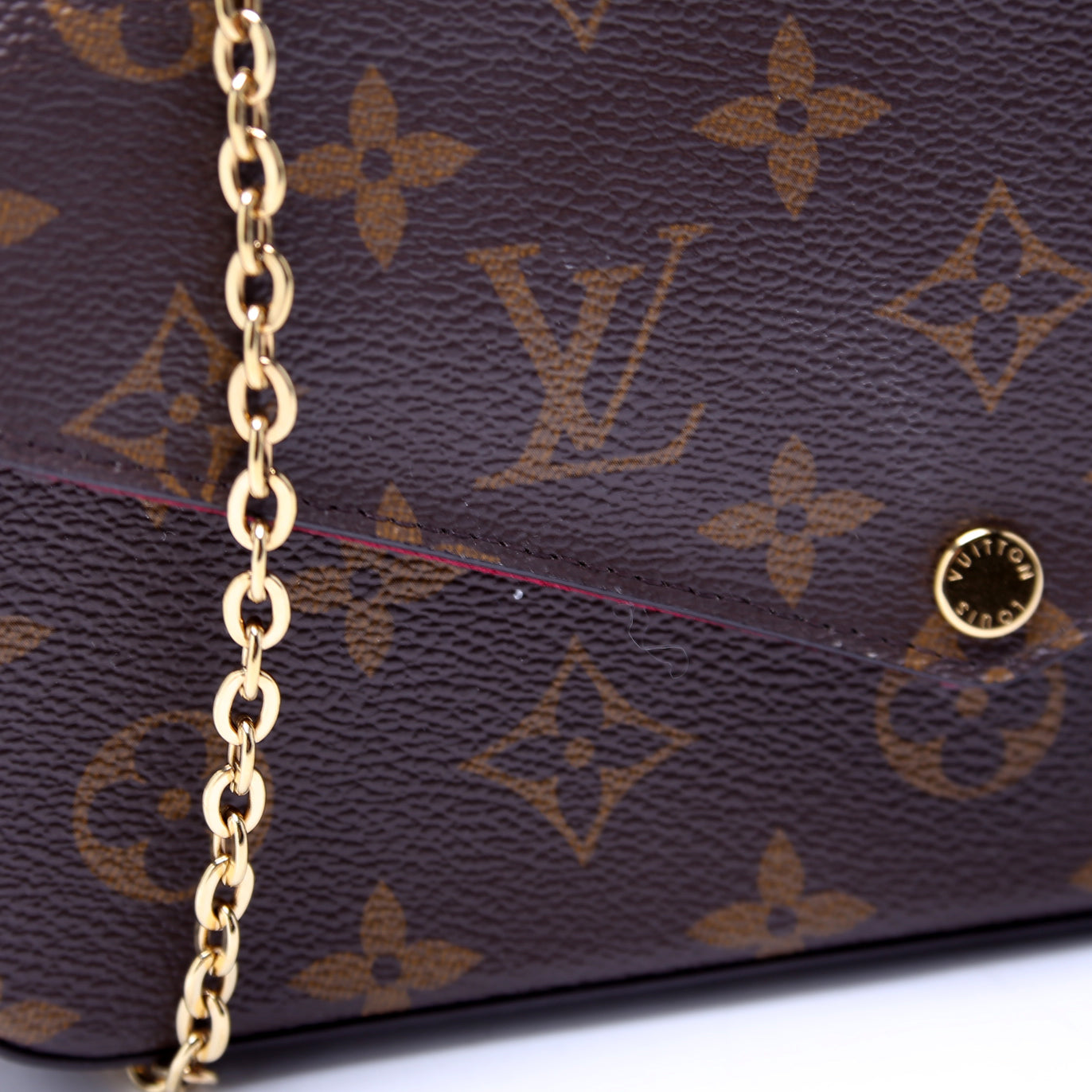 Pochette Felicie Monogram Berry