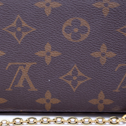 Pochette Felicie Monogram Berry