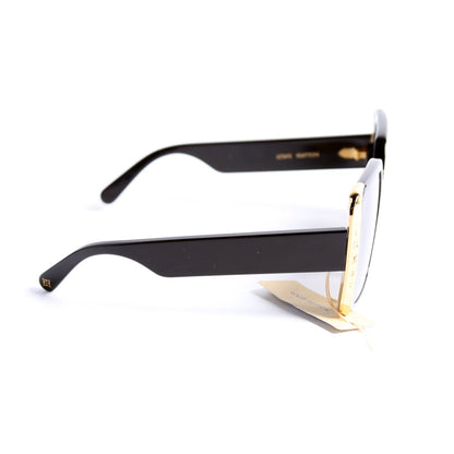 Z1664E Moon Square Sunglasses Black/Gold