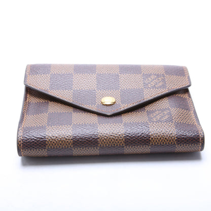 Victorine Wallet Damier Ebene Pink