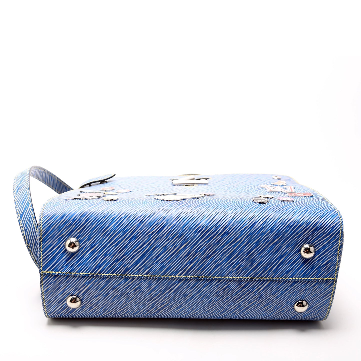 Twist Tote Pins Epi Blue