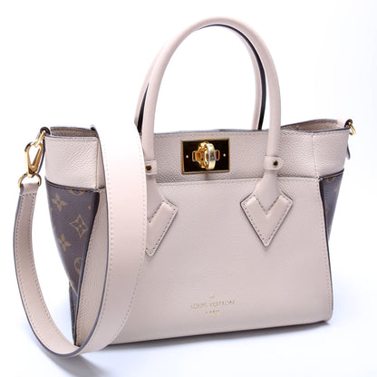 On My Side PM Calfskin/Monogram Taupe