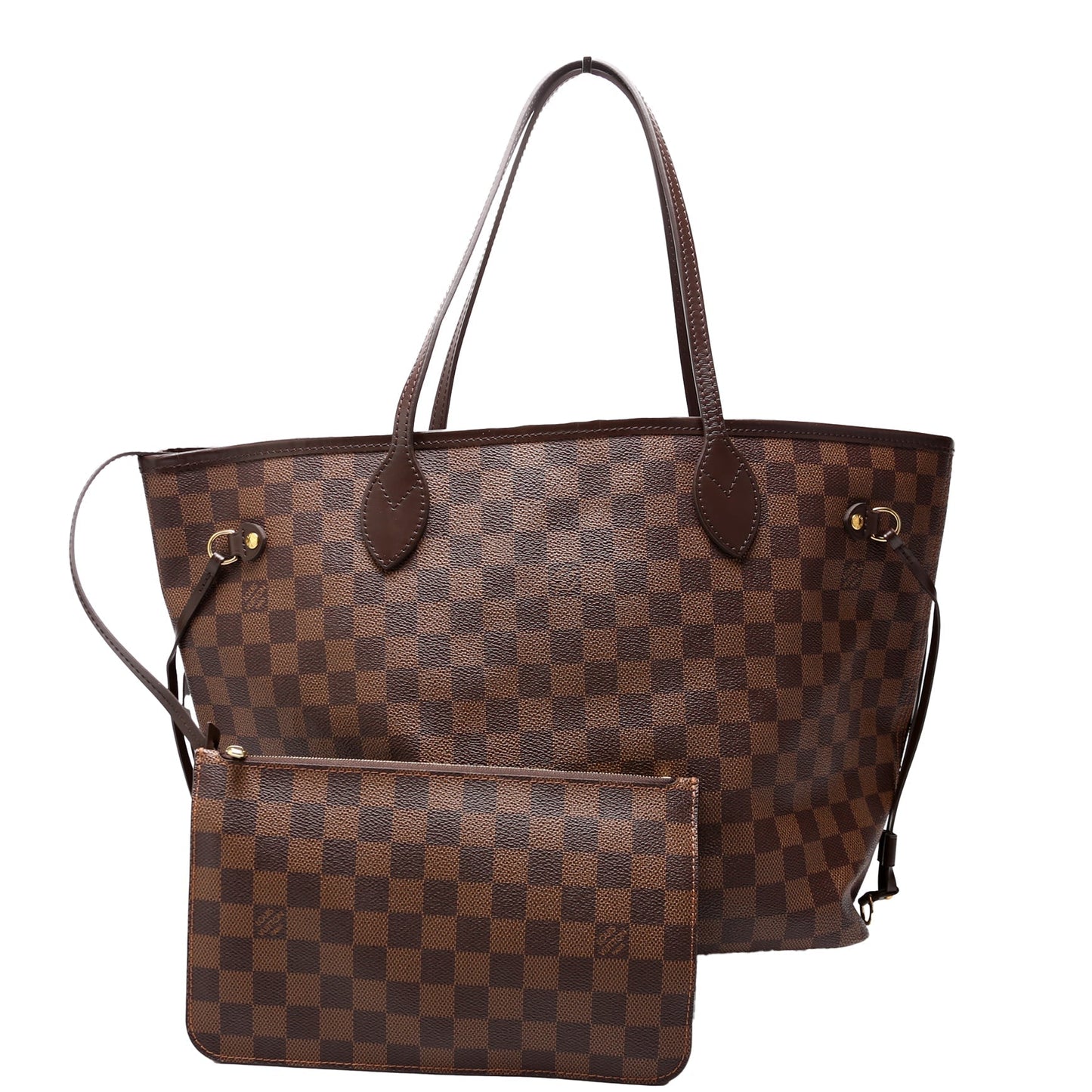 Neverfull with Wallet MM Damier Ebene