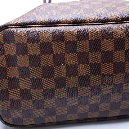 Neverfull with Wallet MM Damier Ebene