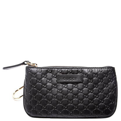 544248 Guccissima Large Key Pouch Black