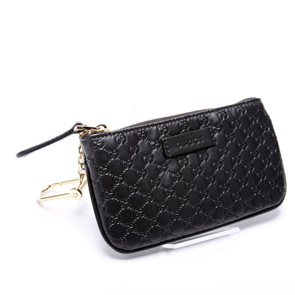 544248 Guccissima Large Key Pouch Black