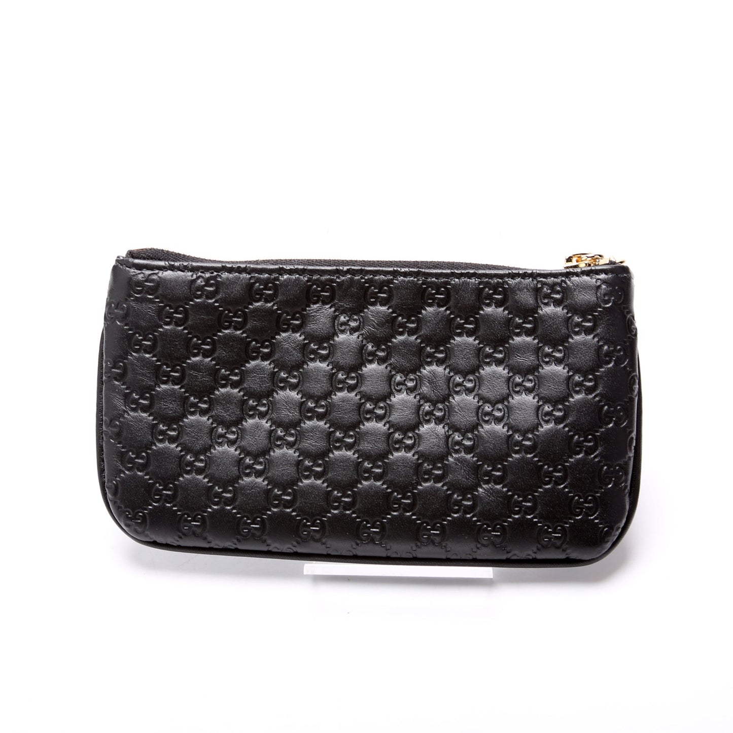 544248 Guccissima Large Key Pouch Black