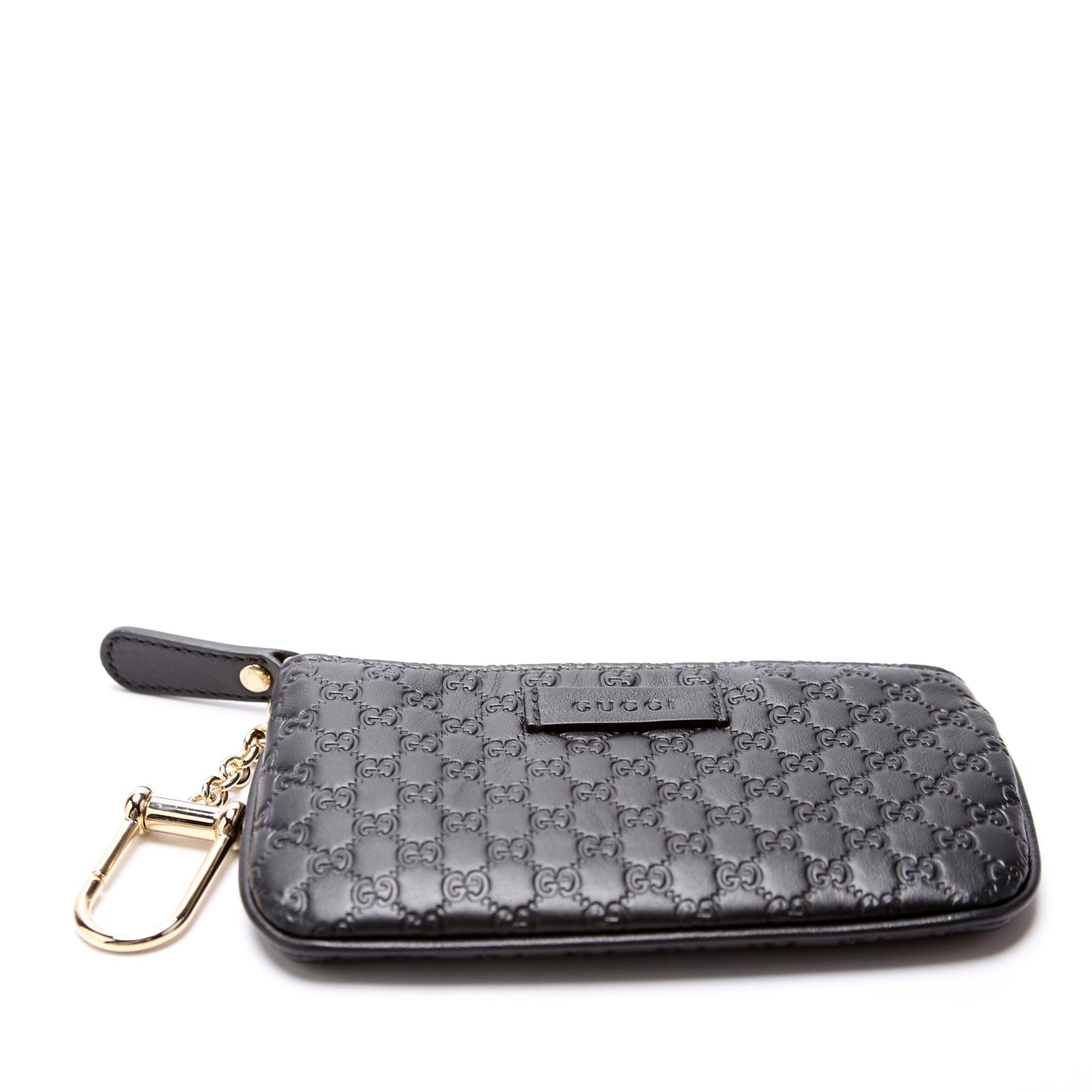 544248 Guccissima Large Key Pouch Black