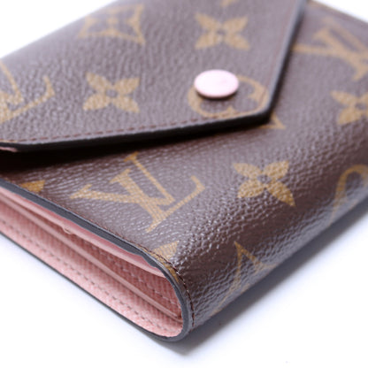 Victorine Wallet Monogram Pink