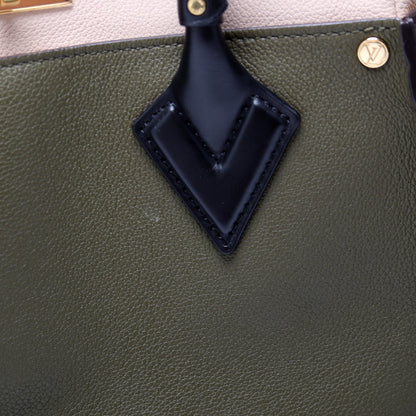 On My Side MM Calfskin/Monogram Green