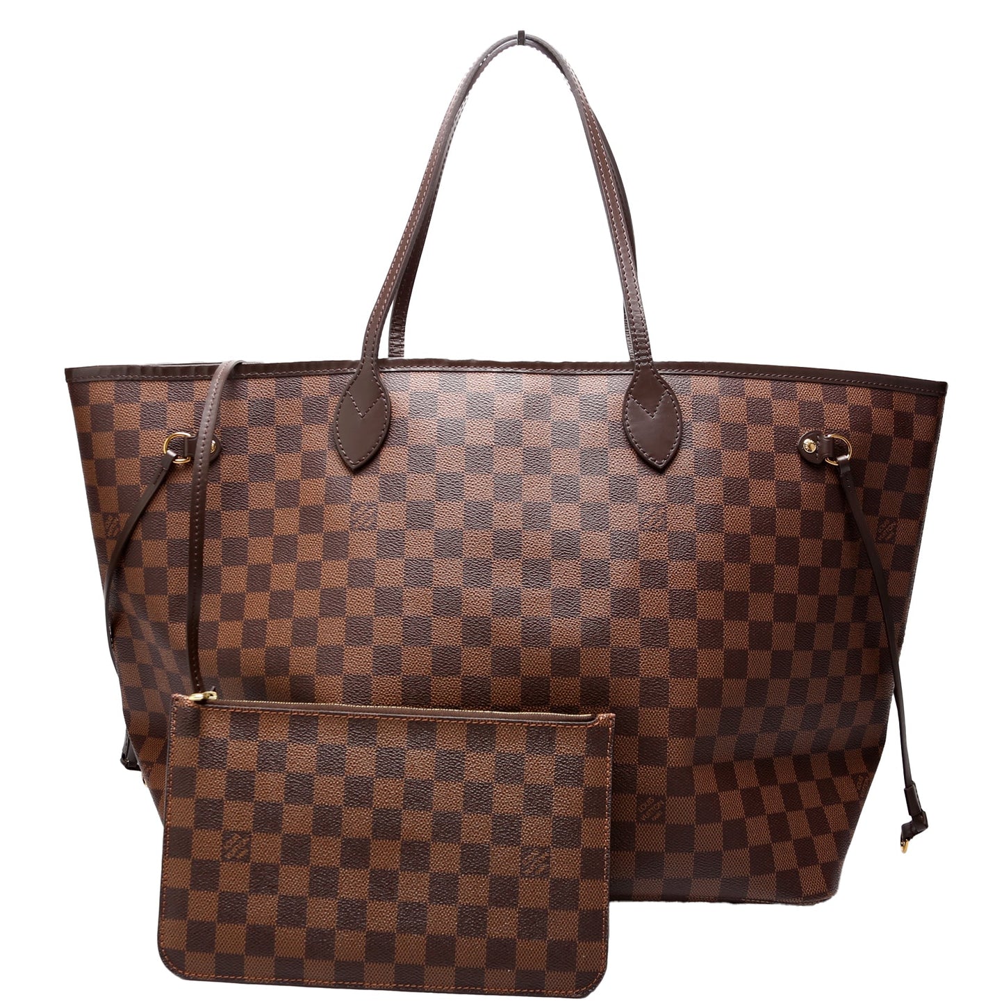 Neverfull With Wallet GM Damier Ebene