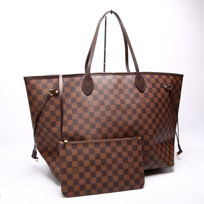 Neverfull With Wallet GM Damier Ebene