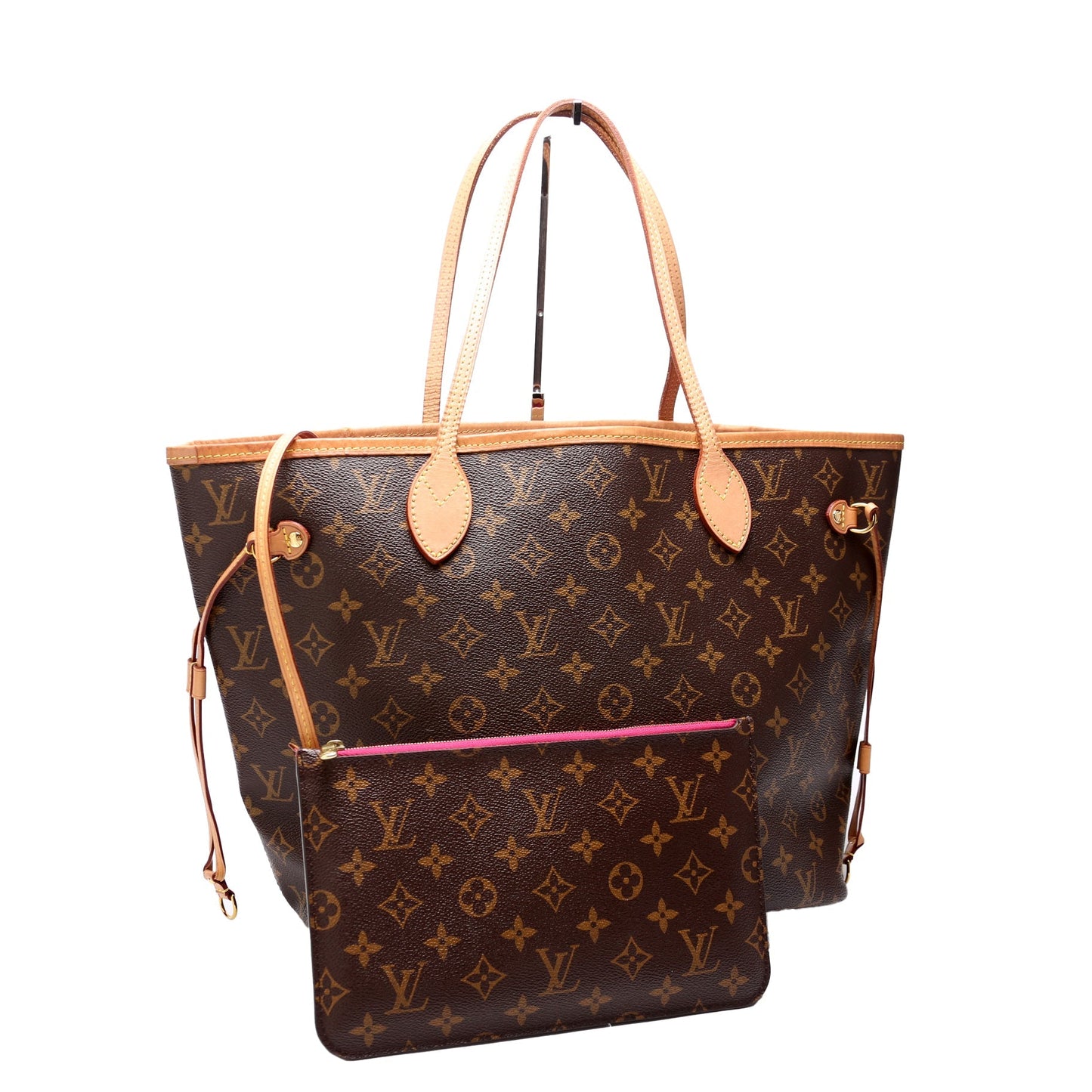 Neverfull W/Wallet MM Monogram Pink