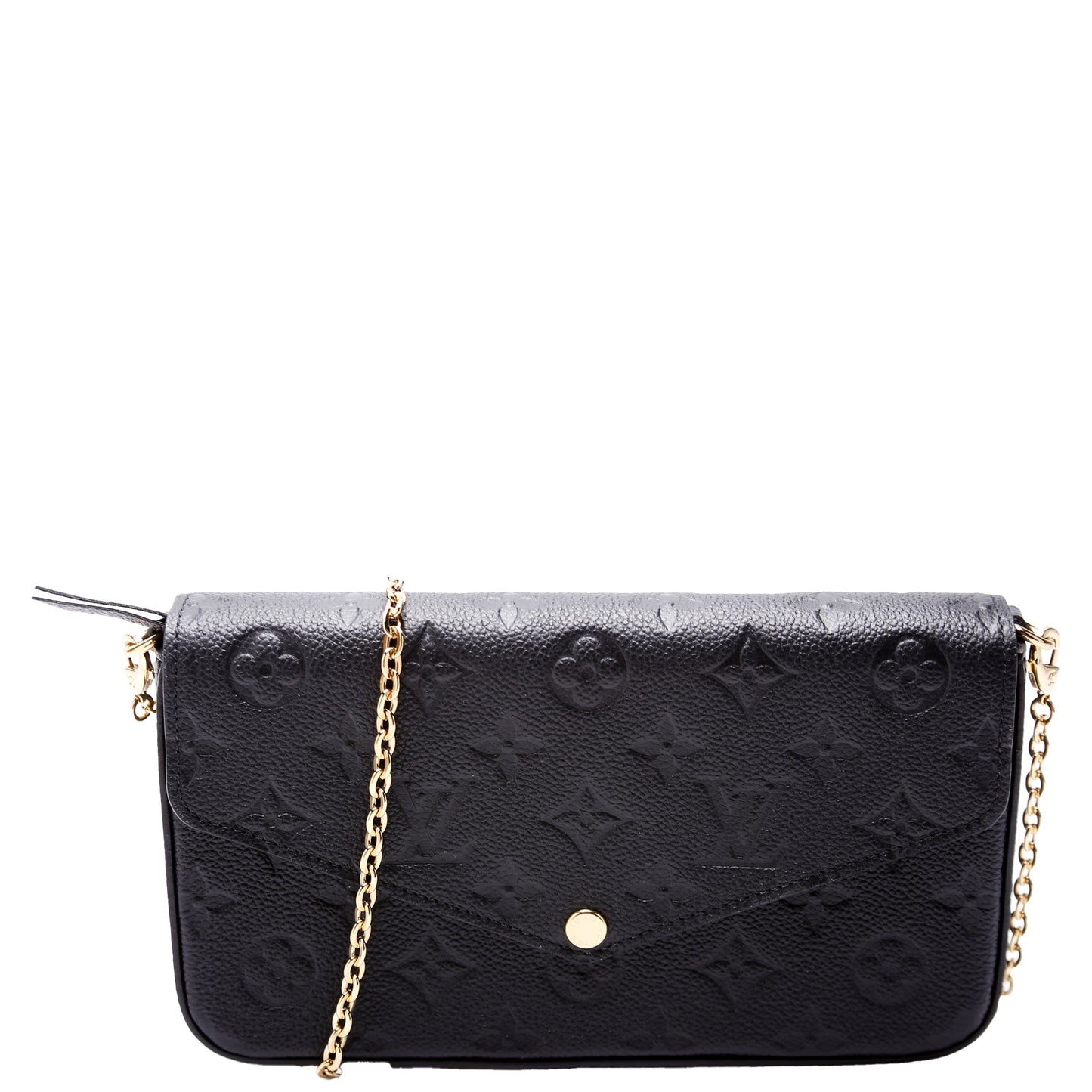 Pochette Felicie Empreinte Black