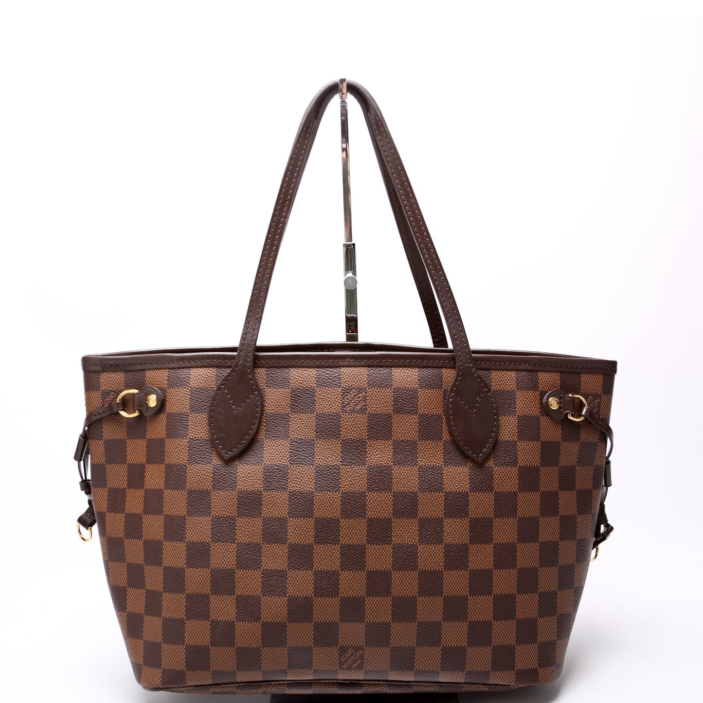 Neverfull W/Wallet PM Damier Ebene Red