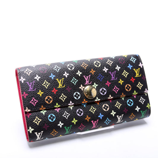 Sarah Wallet Multicolor Black