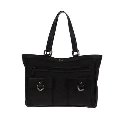 Gucci Black GG Vintage Abbey Tote