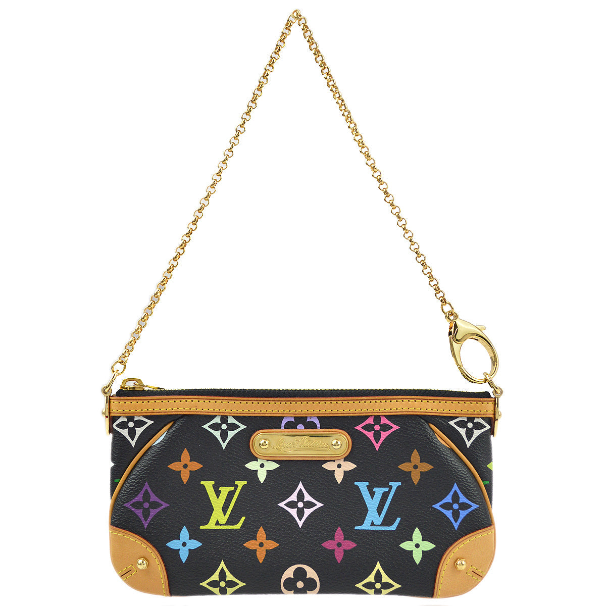 Louis Vuitton 2009 Pochette Milla MM Multicolor M60097