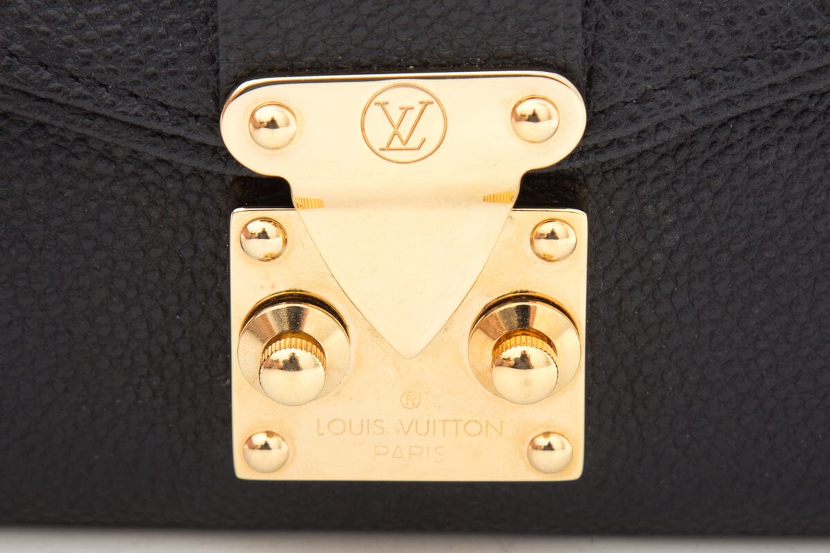 Louis Vuitton Black Empreinte Wallet on Chain Cross-Body