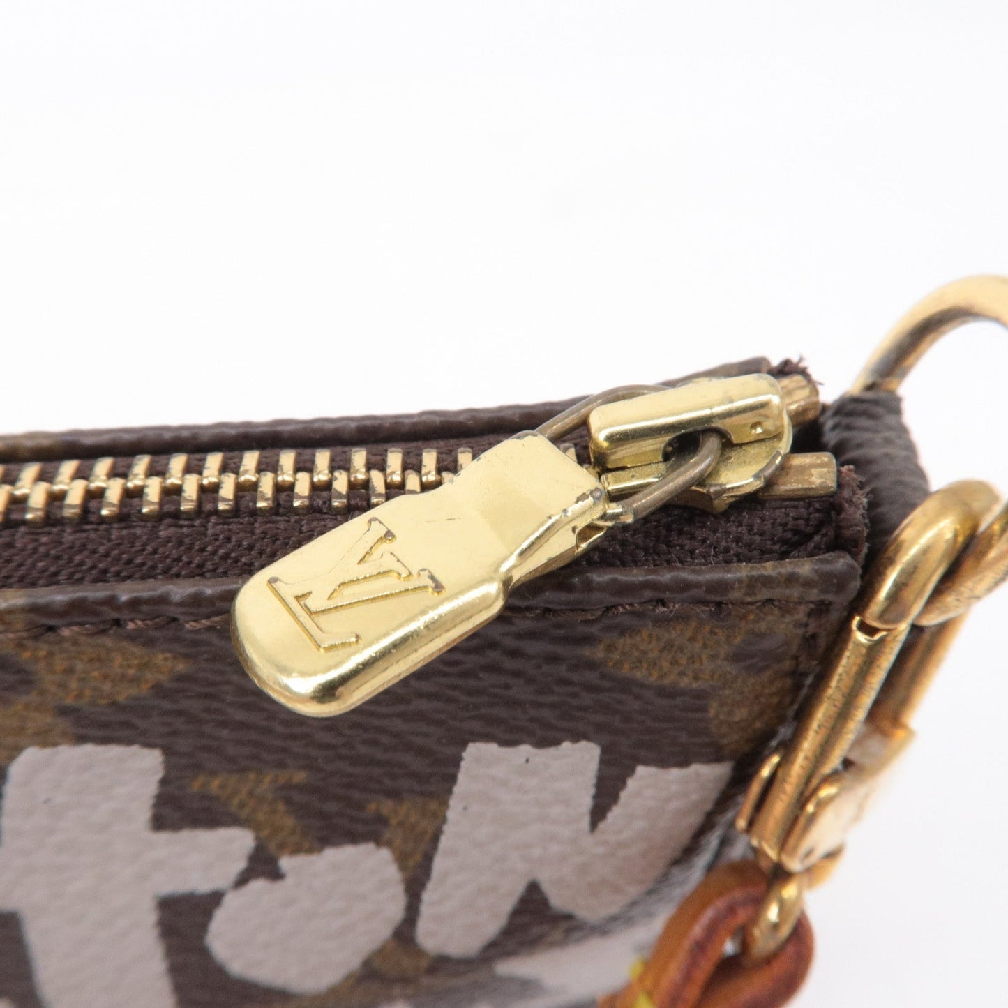 Authc Louis Vuitton Monogram Graffiti Pochette Accessoires Pouch M92192