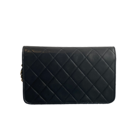 Chanel Black Leather Flap Bag shoulder Bag