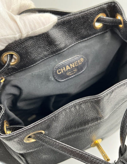 Vintage Chanel Caviar Backpack