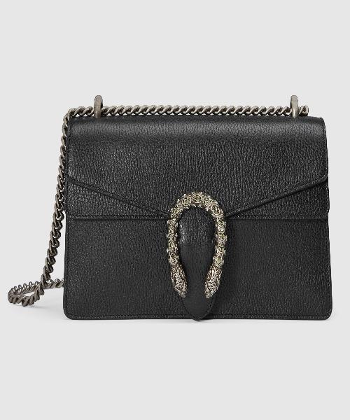 Gucci Dionysus Small Shoulder Bag Black Leather