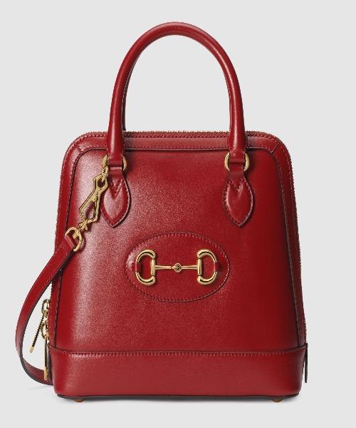 Gucci 1955 Horsebit Small Top Handle Bag Red