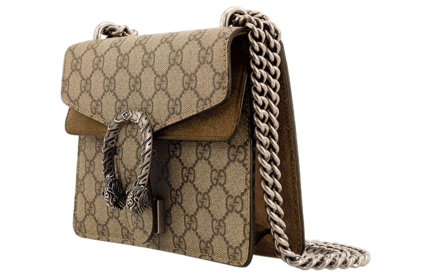 (WMNS) GUCCI Dionysus GG Supreme Mini Bag Beige/Ebony 421970-KHNRN-8642